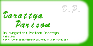 dorottya parison business card